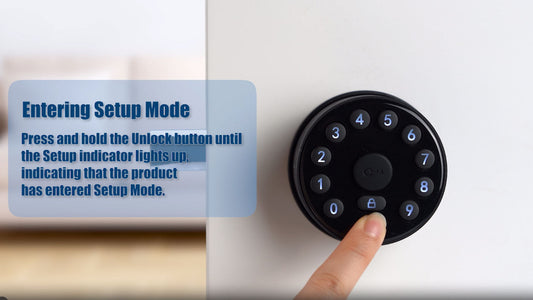 HS0447K Smart Door Lock Password Setting Demo