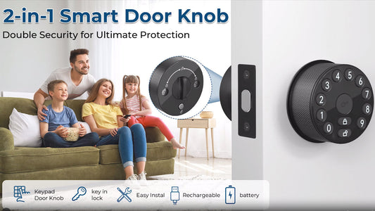 HS0447K-FITNATE Smart Door Lock Installation Steps