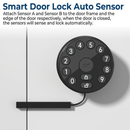 FITNATE 447 Electronic Door Knob with Keypad and Key, 100 Codes